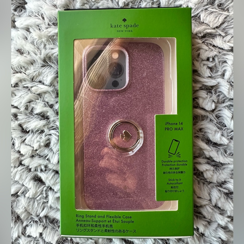 kate spade Pink Glitter Phone Case - Picture 6 of 6